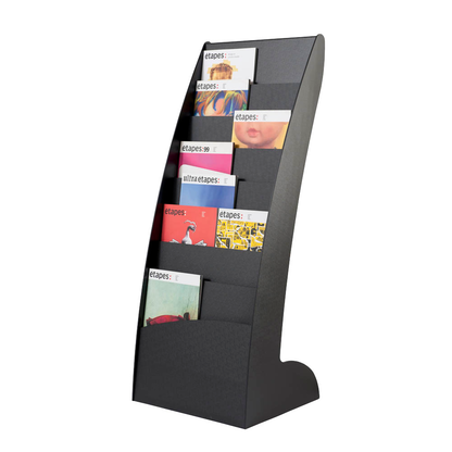 Artikelbild 5 für PAPERFLOW Prospektständer Courbo schwarz DIN A3, DIN A4, Artikelnummer 572812