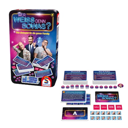Artikelbild 5 für Schmidt MBS Wer weiss denn sowas? in Metalldose Geschicklichkeitsspiel, Artikelnummer 936265