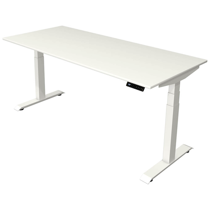 Artikelbild für Kerkmann Move 4 elektrisch höhenverstellbarer Schreibtisch weiß rechteckig, T-Fuß-Gestell weiß 180,0 x 80,0 cm, Artikelnummer 998308