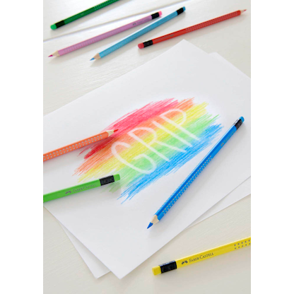 Artikelbild 3 für FABER-CASTELL Radierbare Grip Buntstifte farbsortiert, 10 St., Artikelnummer 602779