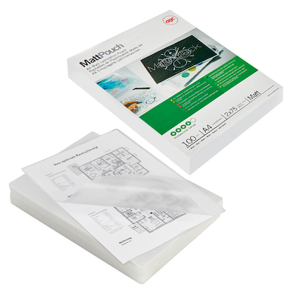 Artikelbild 16 für 100 GBC Laminierfolien matt für A4 75 micron, Artikelnummer 437238