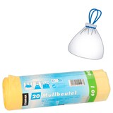 Artikelbild 1 für STARPAK Müllbeutel 60,0 l gelb 20,0 µm, 20 St., Artikelnummer 515571