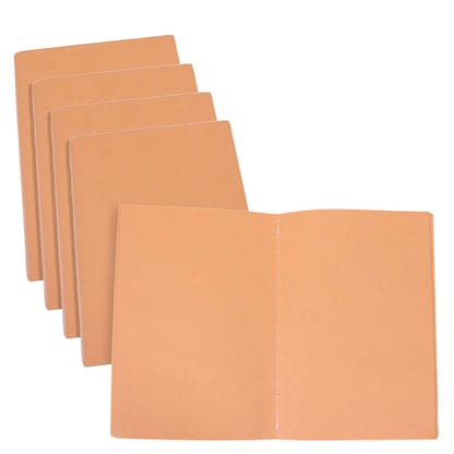 Artikelbild für 5 pandoo Notizhefte DIN A4 blanko, natur Softcover 40 Seiten, Artikelnummer 616579