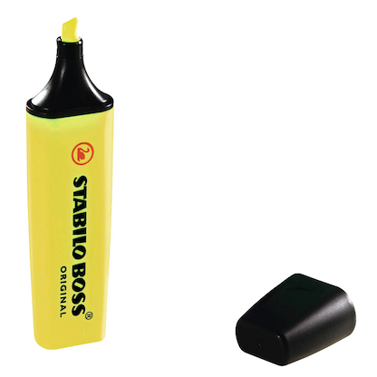 Artikelbild 5 für AKTION: STABILO BOSS ORIGINAL Textmarker gelb, 5 St., Artikelnummer 634313