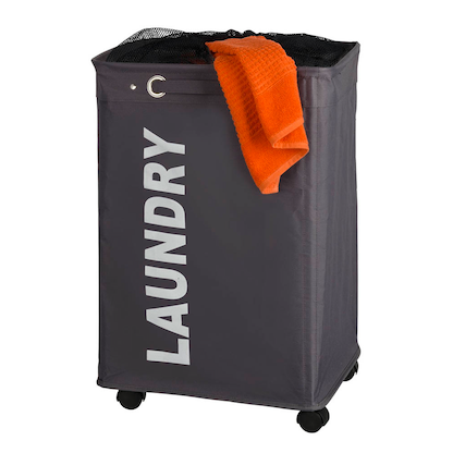 Artikelbild 5 für WENKO Wäschekorb Quadro grau, Artikelnummer 531634