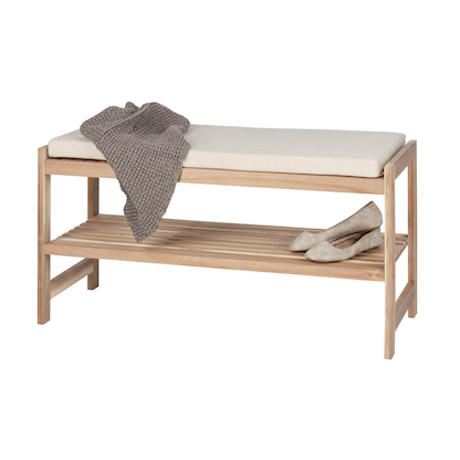 Artikelbild 2 für WENKO Schuhbank Acina 50746100 braun Holz 90,0 cm, Artikelnummer 817124