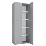 Artikelbild 1 für VCM my office Aktenschrank XXL Lona, 914117 grau 4 Fachböden 70,0 x 39,0 x 183,0 cm, Artikelnummer 857375