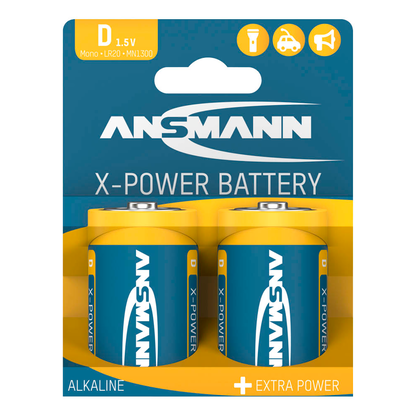 Artikelbild 2 für 2 ANSMANN Batterien X-POWER Mono D 1,5 V, Artikelnummer 584979