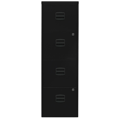 Artikelbild 4 für BISLEY Home PFA 4 Hängeregistraturschrank schwarz 4 Schubladen 41,3 x 40,0 x 132,1 cm, Artikelnummer 728758
