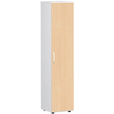 Artikelbild 1 für geramöbel Aktenschrank Flex, S-345100-BW weiß, buche 4 Fachböden 40,0 x 42,0 x 180,8 cm, Artikelnummer 876742