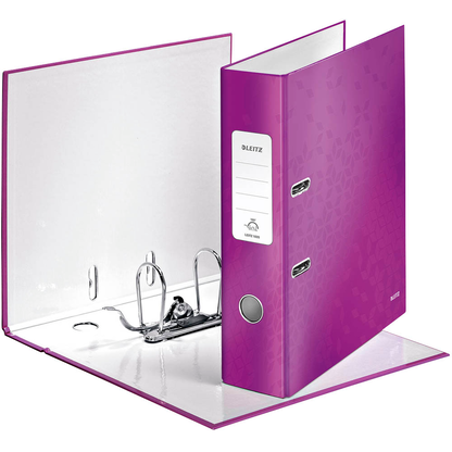 Artikelbild 2 für AKTION: LEITZ Ordner lila Karton 8,0 cm DIN A4 mit Prämie nach Registrierung, Artikelnummer 170148