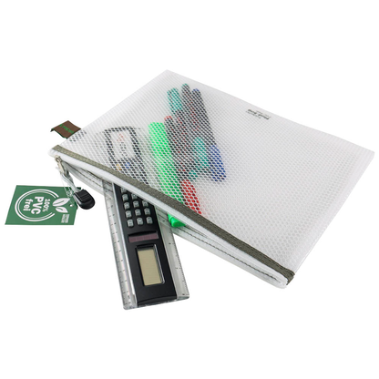 Artikelbild 2 für FolderSys Reißverschlussbeutel transparent/taupe 0,15 mm, 1 St., Artikelnummer 102034