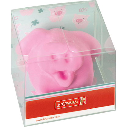 Artikelbild 2 für BRUNNEN Radiergummi Glücksschwein pink, 1 St., Artikelnummer 367898