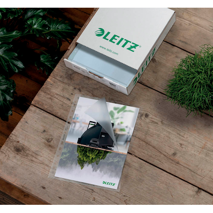 Artikelbild 11 für AKTION: 100 LEITZ Prospekthüllen recycle 4791 DIN A4 transparent genarbt 0,10 mm mit Prämie nach Registrierung, Artikelnummer 696930