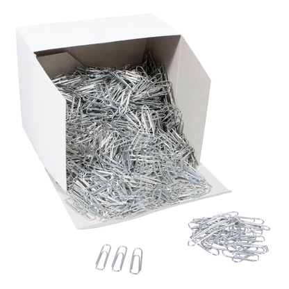 Artikelbild für office discount Büroklammern silber glanzverzinkt, 2.000 St., Artikelnummer 620054