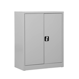 Artikelbild 1 für Gürkan Metallschrank 100011 lichtgrau 80,0 x 38,0 x 100,0 cm, aufgebaut, Artikelnummer 559942