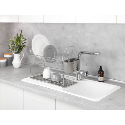 Artikelbild 2 für Maximex Geschirrabtropfständer Exclusiv Duo silber, Artikelnummer 431637