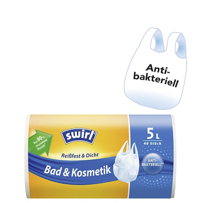 Artikelbild 12 für swirl® Kosmetikbeutel 3290 5,0 l weiß, 40 St., Artikelnummer 664132