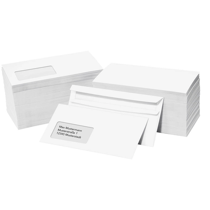 Artikelbild 6 für dundee Briefumschläge DIN lang mit Fenster weiß selbstklebend 25 St., Artikelnummer 611835