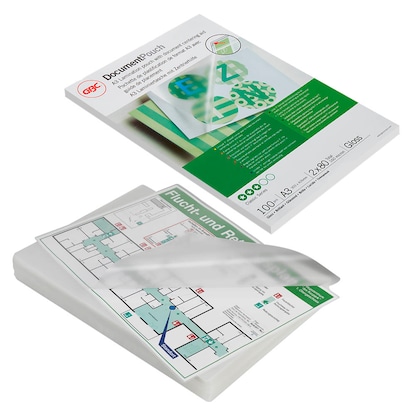 Artikelbild 12 für 100 GBC Laminierfolien glänzend für A3 80 micron, Artikelnummer 437267