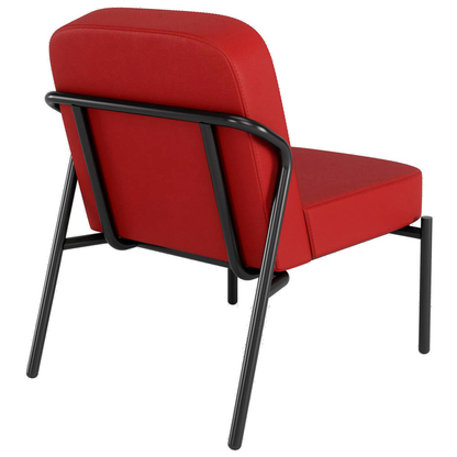 Artikelbild 3 für medso powered by PAPERFLOW Sessel MEDSO S Rund rot schwarz Kunstleder, 1 St., Artikelnummer 522189