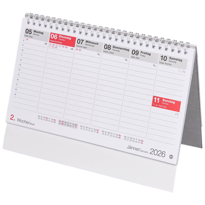 Artikelbild 3 für Heye Tischquerkalender Wochenplanung 2026, Artikelnummer 551067