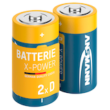 Artikelbild 1 für 2 ANSMANN Batterien X-POWER Mono D 1,5 V, Artikelnummer 584979