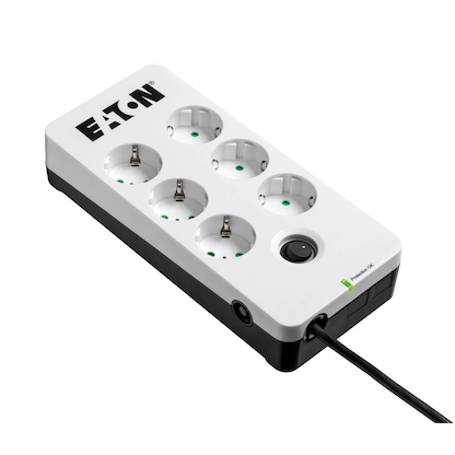 Artikelbild für EATON Protection Box 6 DIN 6-fach Steckdosenleiste mit Überspannungsschutz 1,5 m weiß, Artikelnummer 959193