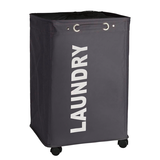 Artikelbild 1 für WENKO Wäschekorb Quadro grau, Artikelnummer 531634