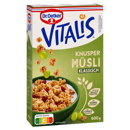 Artikelbild 8 für Dr. Oetker Vitalis Knuspermüsli Müsli 600,0 g, Artikelnummer 259589