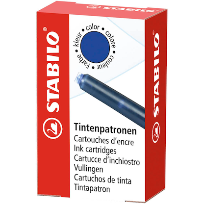 Artikelbild 6 für STABILO 5/0-041 Tintenpatronen für Füller königsblau 6 St., Artikelnummer 514992