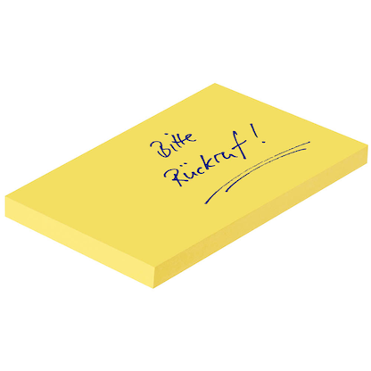 Artikelbild 2 für Post-it® Recycling Notes 654 Haftnotizen gelb, 6 Blöcke, Artikelnummer 518544