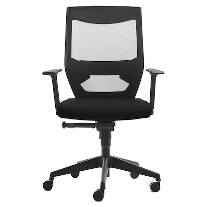 Artikelbild 3 für rocada Bürostuhl, RD-908/4 Stoff schwarz, Gestell schwarz, Artikelnummer 686100