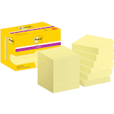 Artikelbild 1 für Post-it® Super Sticky Haftnotizen extrastark 62212SY gelb, 12 Blöcke, Artikelnummer 442285