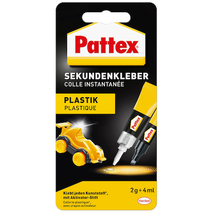 Artikelbild 2 für Pattex PLASTIX Sekundenkleber 2,0 g, Artikelnummer 464398