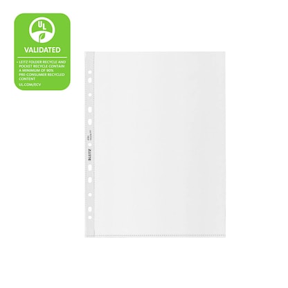 Artikelbild 9 für AKTION: 100 LEITZ Prospekthüllen recycle 4791 DIN A4 transparent genarbt 0,10 mm mit Prämie nach Registrierung, Artikelnummer 696930