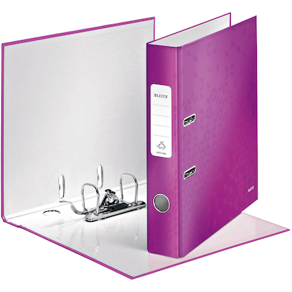 Artikelbild 2 für AKTION: LEITZ Ordner lila Karton 5,0 cm DIN A4 mit Prämie nach Registrierung, Artikelnummer 170163