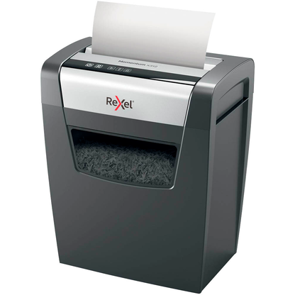 Artikelbild 17 für Rexel Momentum X312 Aktenvernichter mit Partikelschnitt P-3, 5 x 42 mm, bis 12 Blatt, schwarz, Artikelnummer 875075