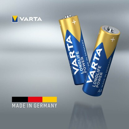 Artikelbild 12 für 4 VARTA Batterien LONGLIFE Power Mignon AA 1,5 V, Artikelnummer 743583