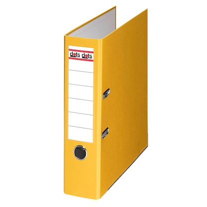 Artikelbild für dots Ordner gelb Kunststoff 8,0 cm DIN A4, Artikelnummer 223271