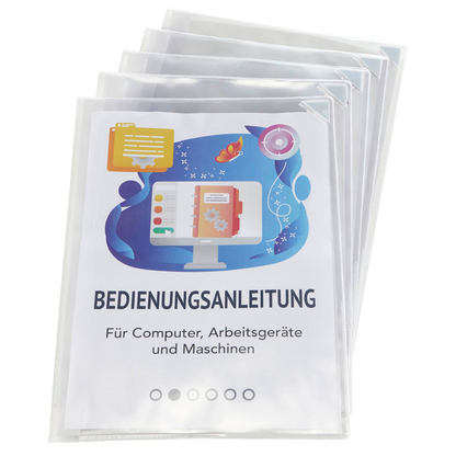 Artikelbild 11 für tarifold Dokumentenhüllen selbstklebend Kang easy clic transparent A4, 5 St., Artikelnummer 329633
