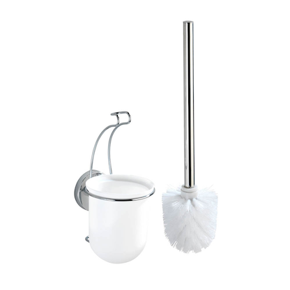 Artikelbild 3 für WENKO WC-Garnitur Milazzo silber, weiß Metall, Artikelnummer 812757