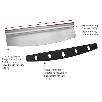 Artikelbild 4 für WESTMARK Wiegemesser silber, Klinge: 35,0 cm, 1 St., Artikelnummer 996456