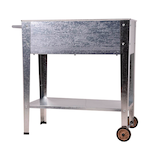 Artikelbild 1 für Garden Pleasure Pflanzkübel LAVANDIA Metall silber rechteckig 75,0 x 80,0 cm, Artikelnummer 285266