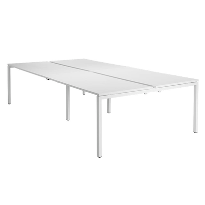Artikelbild 9 für PAPERFLOW easyDesk Doppelschreibtisch weiß rechteckig, 4-Fuß-Gestell weiß 320,0 x 166,0 cm, Artikelnummer 527933