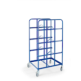 Artikelbild 1 für Rollcart Kommissionierwagen 16-4410 blau 2 x 41,0 x 2 x 61,0 x 152,0 cm, Artikelnummer 656367