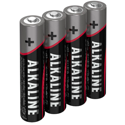 Artikelbild für 4 ANSMANN Batterien Red Alkaline Micro AAA 1,5 V, Artikelnummer 545533