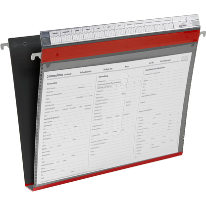 Artikelbild für BOI Patienten-Dokumentations-Hängemappe 2-Ringe PMH2R rot Boden: 2,5 cm, Artikelnummer 666877