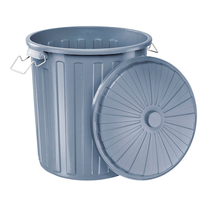 Artikelbild 2 für helit Mülleimer 55,0 l grau, Artikelnummer 955577