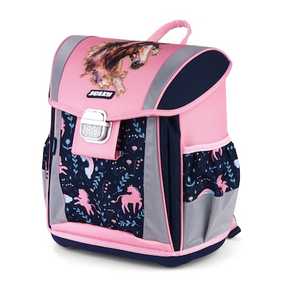 Artikelbild 8 für JOLLY Schulranzen-Set Classic Best Friends Forever Kunstfaser rosa/blau, Artikelnummer 301048